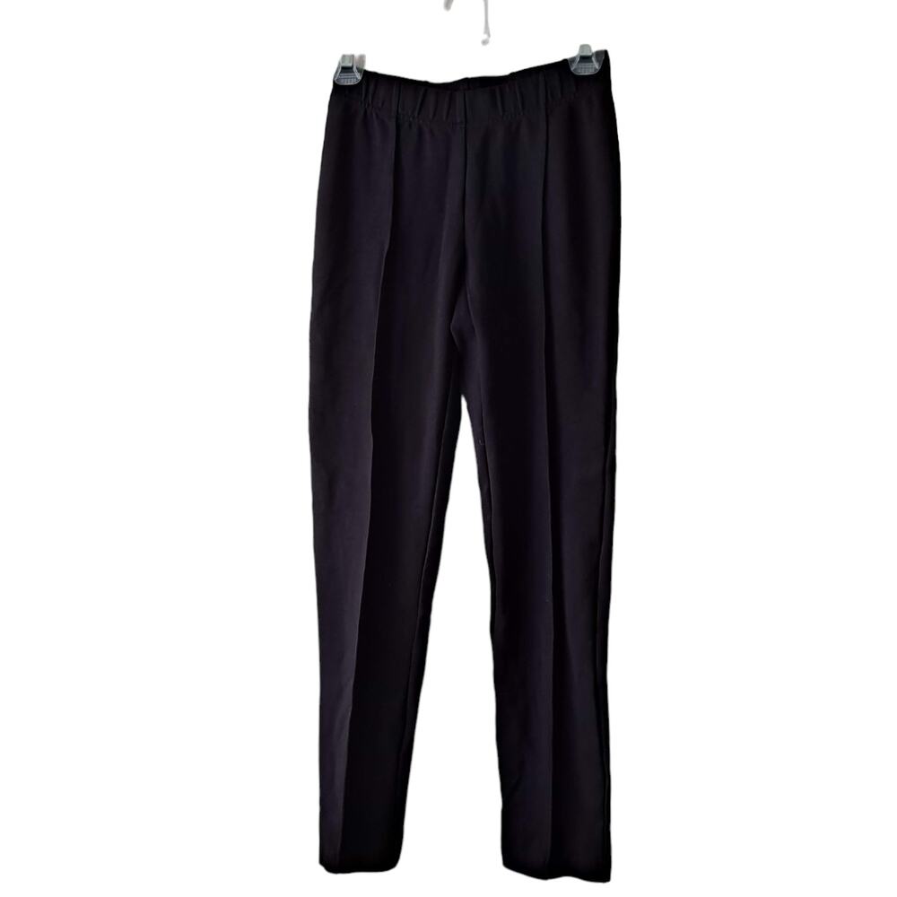 Lilly Pulitzer Black Piped Elastic Waist Pull On Knit Pants - Size S